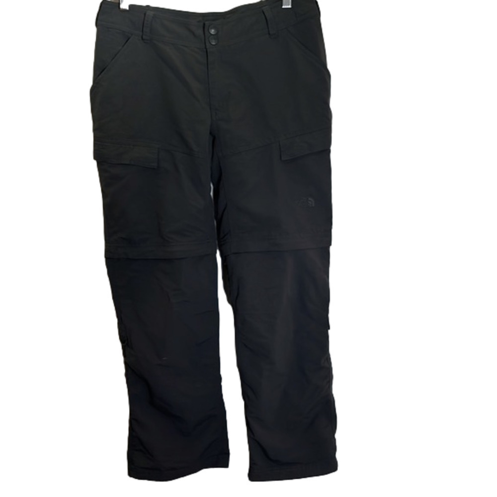 THE North Face convertible hiking pants, charcoal gray, size 10 short, nylon